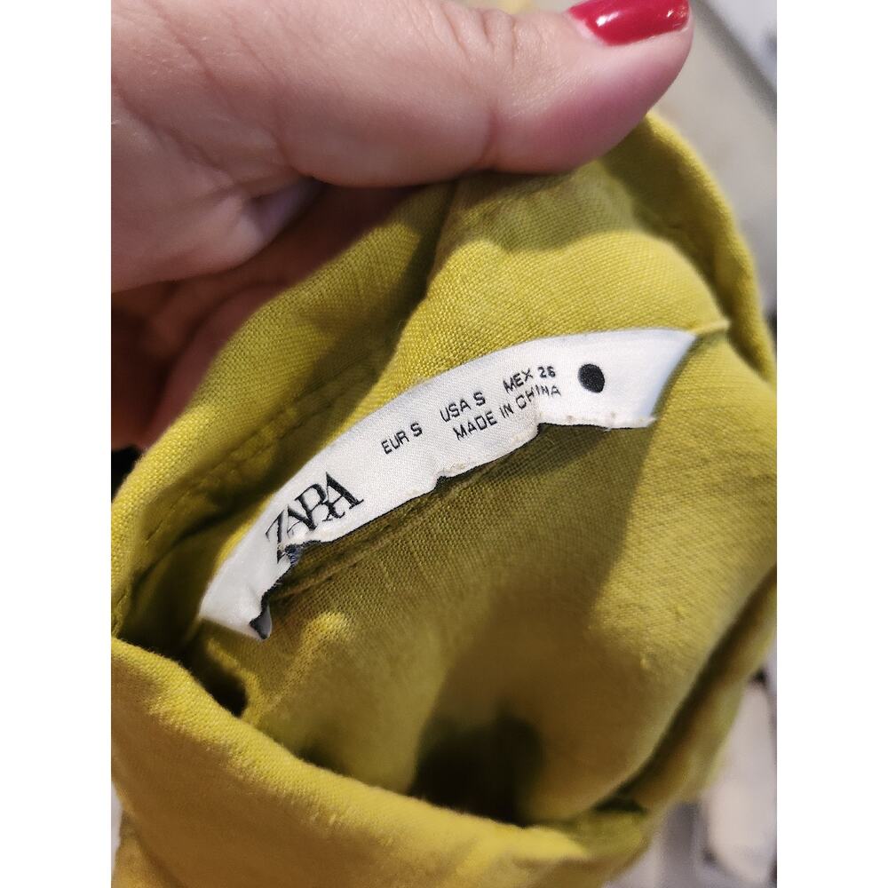 Zara oversized long linen dress size S - Picture 2 of 5